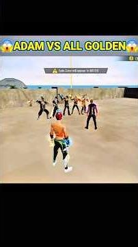Adam Vs All Golden bundle Kon Jeetega 😱 - Garena free fire Max #shorts #freefire