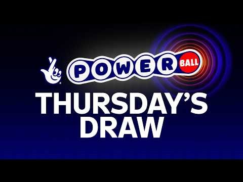 The National Lottery Powerball draw results from Thursday 20 August 2026