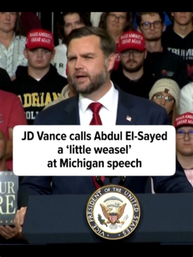 Talk of Michigan’s U.S. Senate race dominated the day on Thursday, as Vice President JD Vance held a rally in Monroe, Michigan. At one point Vance called Democratic U.S. Senate candidate Abdul El-Sayed a “little weasel who should shut his mouth and show a little gratitude.” He accused El-Sayed of resenting American history and heritage. The rhetoric came as Vance sought to underscore the stakes of Michigan’s closely watched U.S. Senate race between El-Sayed and Republican Mike Rogers ahead of th