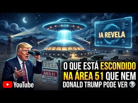 “IA revela: o que está escondido na Área 51 que nem Donald Trump pode ver 👽”
