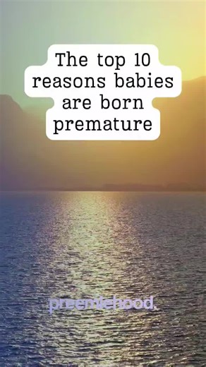 PREEMIEHOOD | Prematurity Awareness on Instagram: "Most people think a pregnancy lasts 40 weeks, but for 1 in 10 families, the clock stops early. These are the top 10 reasons babies are born premature. Stick around for number one—it’s the most common and the hardest to predict. Number 10. Placenta Previa. This is when the placenta covers the cervix. It can cause dangerous, painless bleeding, making an early C-section a medical necessity. Number 9. Intrauterine Growth Restriction, or IUGR. This i