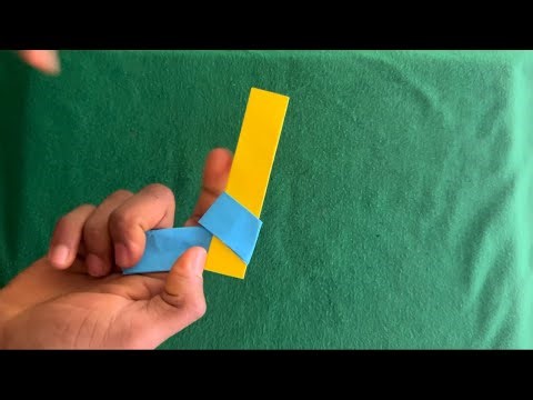 Paper Gun with Trigger! Easy Tutorial for Beginners