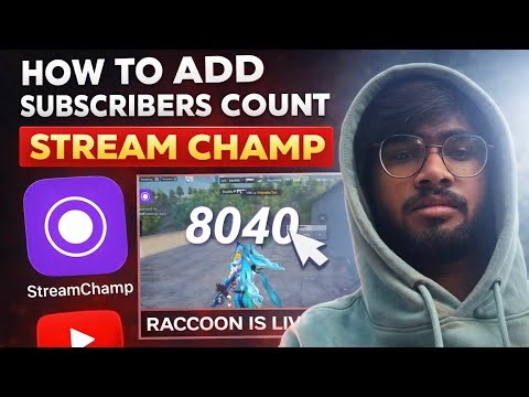How to Add Live Subscriber Count on Live Stream In Mobile [StreamChamp] FULL GUIDE 
