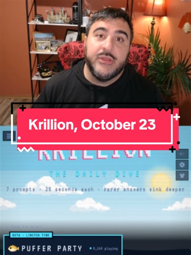Krillion, October 23, 2026. Happy #100 Krillion!
