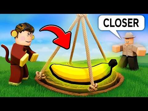 Roblox Become a Monkey and ESCAPE ZOO