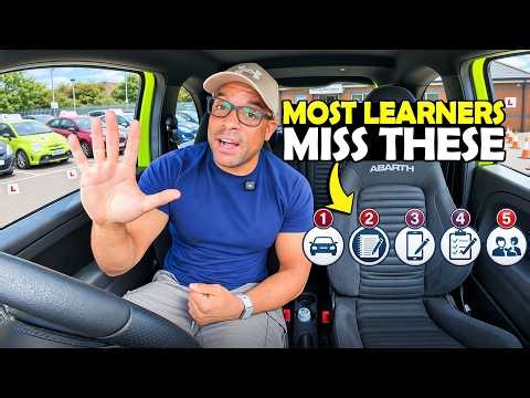 5 Things Every Learner Driver NEEDS To Pass Their Driving Test