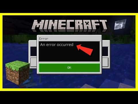 How to Fix Minecraft an Error Occurred