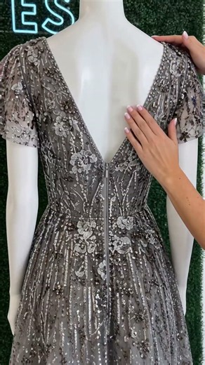 The Details on This Elegant Formal Dress ✨ Look Closer