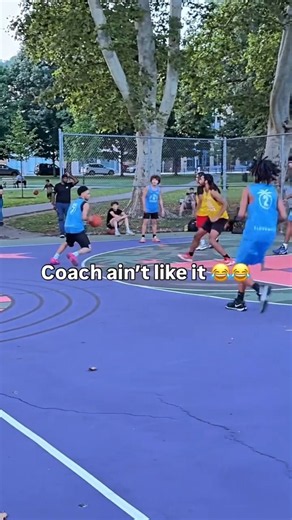 Coach wasn't having it 😭😂