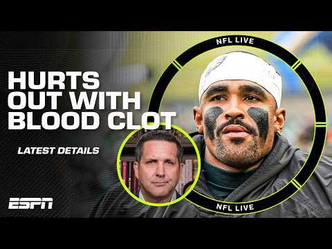 🚨 Jalen Hurts ruled OUT for Week 6 with blood clot + Seahawks vs. Broncos | NFL Live