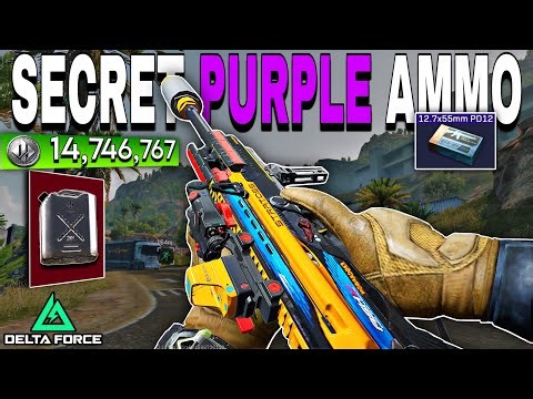 ASH-12 with this Secret Purple Ammo Melt Players | Delta Force Mobile