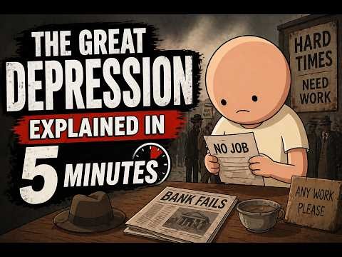 The Great Depression-Explained In 5 Minutes