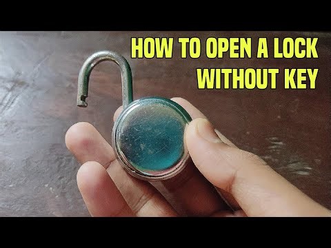 How To Open A Lock Without Key