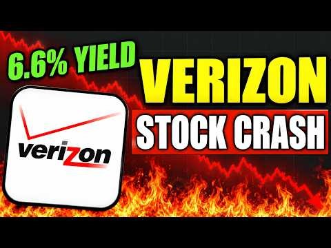 Verizon Stock is Crashing! | Verizon (VZ) Stock Analysis! |
