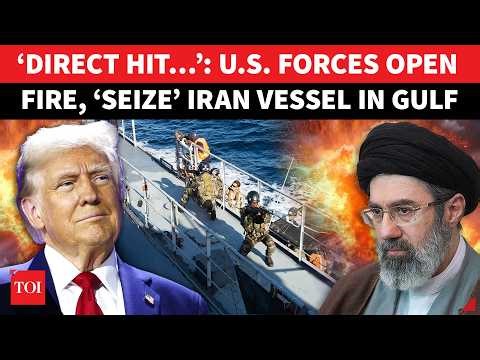 BREAKING: US Military ‘SHOOTS, BOARDS & CAPTURES’ Iranian Ship In Gulf; Trump Shares Details