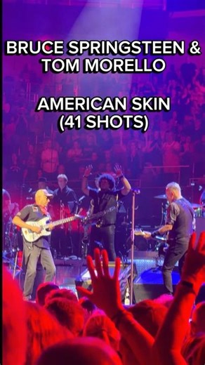 Tom Morello Guitar Solo 🔥 Bruce Springsteen – “American Skin (41 Shots)” Live