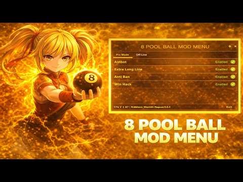 8 Ball Pool Mod Menu – Powerful Hack *Free* with Auto Pot, Stat Max & Quick Wins! Download [2026]!