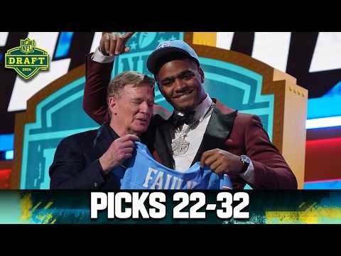 Picks 22-32: Jets make their 3rd pick of the night | 2026 NFL Draft
