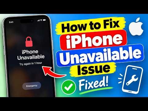 How to Fix iPhone Unavailable Issue: Best Fixes ONLY!
