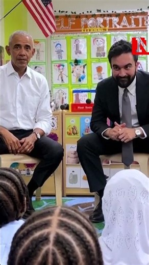 Barack Obama And Zohran Mamdani Sing 'Wheels On The Bus' With Preschoolers