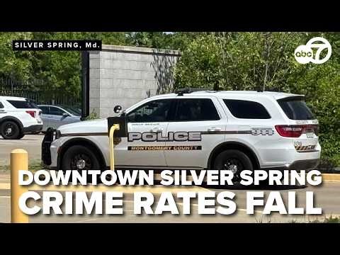 Downtown Silver Spring crime rates fall