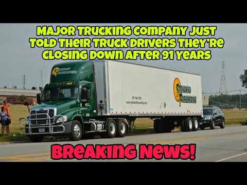Breaking News! Major Trucking Company Letting All Their Truck Drivers Go After 91 Years