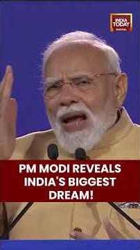 PM Modi's Big Announcement! India Targets Top 3 Economy & Space Station #pmmodi #melbourne #economy