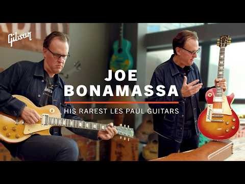 Joe Bonamassa shows you his favorite Gibson Les Paul guitars