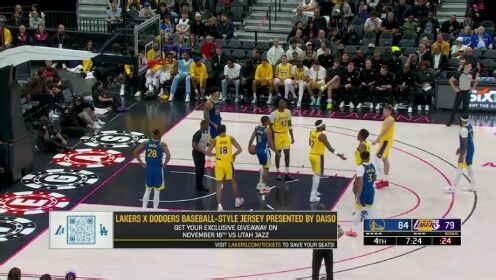 洛杉矶湖人_NBA季前赛：勇士101-89湖人_NBA季前赛：勇士101-89湖人_【回放】NBA季前赛：勇士vs湖人第4节中文解说回放