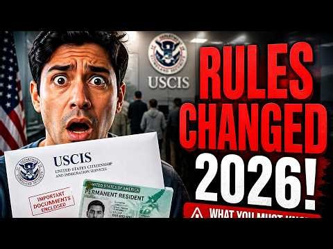 ALERT! USCIS Green Card Interview 2026: Rules Just Change | USCIS News