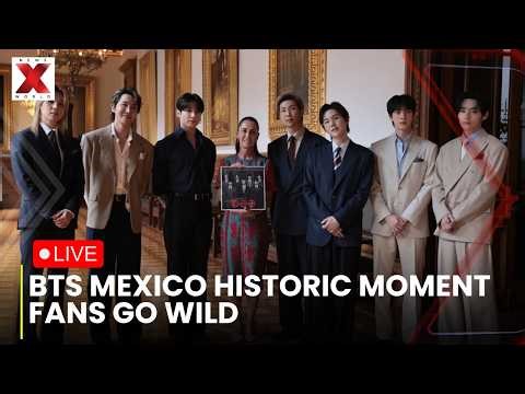 BTS LIVE Performance LIVE: BTS Meets Fans At Mexico City Zocalo After Presidential Palace Appearance