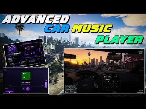 Free Advanced Car Music Player | Car Music player | MohScripts | QBCore/ESX | FiveM Tutorial #258