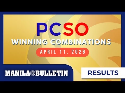Lotto Draw Results, April 11, 2026 | Grand Lotto 6/55, Lotto 6/42, 6D, 3D, 2D
