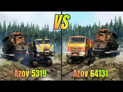 Azov 5319 vs Azov 64131: Real-Time Split Screen Heavy Locomotive Hauling Battle! 👑