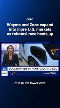 Waymo and Zoox expand into more U.S. markets as robotaxi race heats up