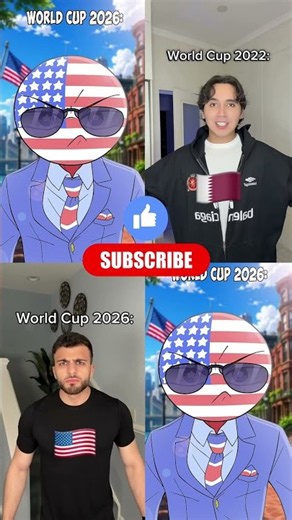 WORLD CUP 2016 VS 2026 🏆👀 #countryhumans #countryballs