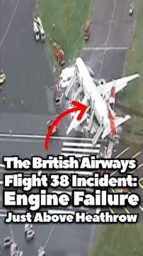 The British Airways Flight 38 Incident: Engine Failure Just Above Heathrow #airplane #aviation #b777