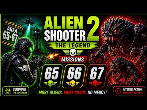Alien Shooter 2 – The Legend | Mission 65, 66 & 67 Full Gameplay | Ultimate Alien Warfare 👽💥