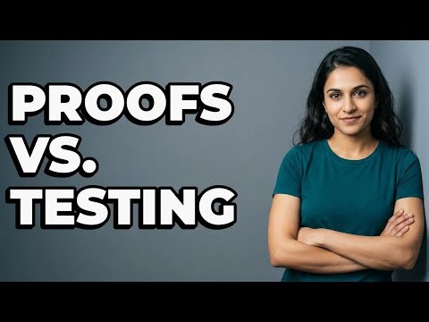 How Do Mathematical Proofs Differ From Testing?