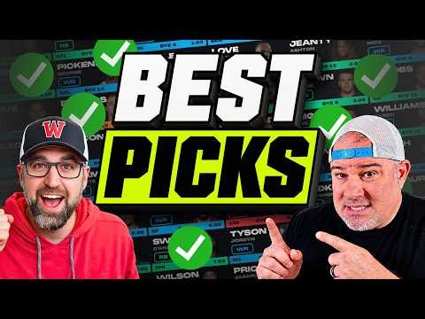 The BEST PICK In Every Round of Your Fantasy Football Draft