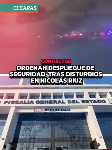 Terminaron los disparos en Nicolás Ruiz, informó el fiscal general del estado, Jorge Llaven Abarca; iniciaron las investigaciones y no habrá impunidad en relación a los disturbios ocurridos #NoticiaAlMomento #CuartoPoderMX #TuDiarioVivir #México #Chiapas