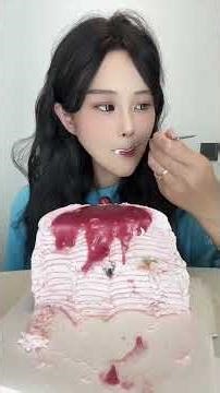 Asmr🍰Eating 🍰Indulge in the ultimate sweet delight.