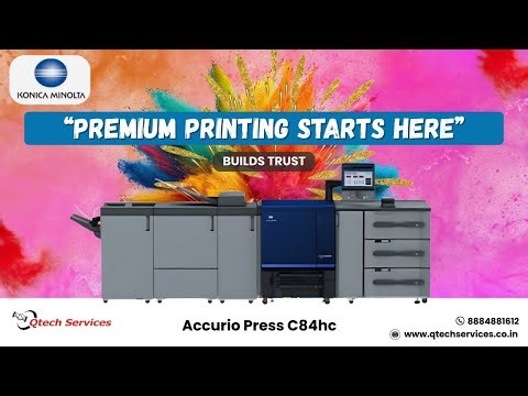 Premium Printing Starts Here | AccurioPress C84hc by Konica Minolta