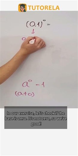 Understanding (0.1)^0: Applying the Zero Power Rule #Math #Powers-SpecialCases #ZeroExponentRule