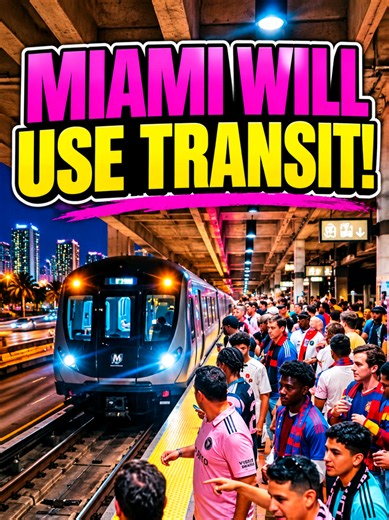 ​They told us Miami doesn’t use public transit…They were wrong! Nothing warms the heart quite like seeing a platform packed on a Wednesday night! Inter Miami fans showing that ditching the traffic and taking the Metrorail is the ultimate game-day move. This is the Miami we love to see. 🚆⚽ ​Would you take the Metrorail to game day, or are you sticking to Miami traffic? Drop your thoughts below! 👇 #InterMiamiCF #MiamiMetrorail #PublicTransit #MiamiTransit #MLS