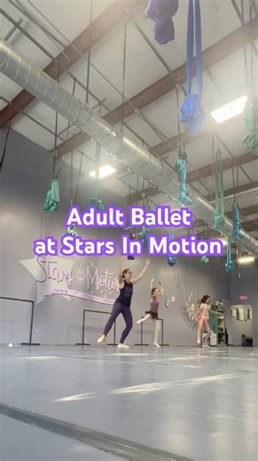 Adult Ballet at Stars In Motion - Jumps!