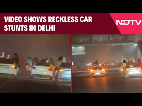 Delhi News Today | Video Shows Cars Swerving, Men Standing Through Sunroof In Delhi, Cops React