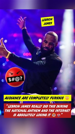 LeBron James TRIGGERS Outrage Over National Anthem Action! 😳🔥 #nba #andrewrimby #basketball
