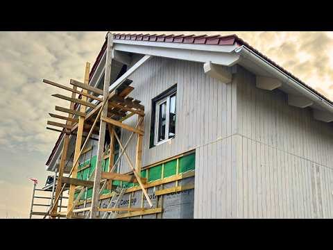 We Turned a Bare Frame Into a Finished Exterior (Timber Cladding)