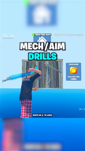 Best Mechanics & Aim Drills (BEST Practice Map) In Fortnite Chapter 7 Season 4 😍
